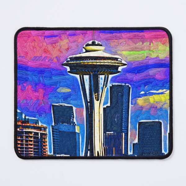 Item preview, Space Needle Colorful Sky designed and sold by KirtTisdale.