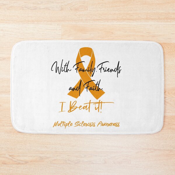 Item preview, Multiple Sclerosis Warrior - With Family, Friends, and Faith - I BEAT IT! designed and sold by Robbsyn.