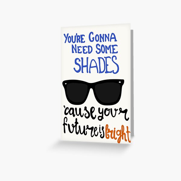 Bright future card Greeting Card