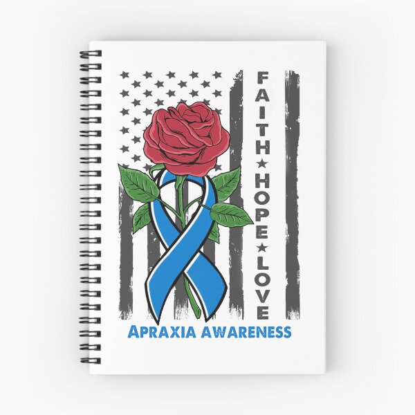 Item preview, Faith Hope Love Apraxia Awareness Amarican Flag designed and sold by Kohend.