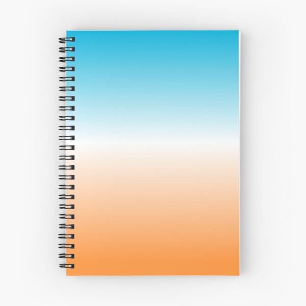 Item preview, Blue White and Orange Ombre Gradient designed and sold by Arianna Khalil.