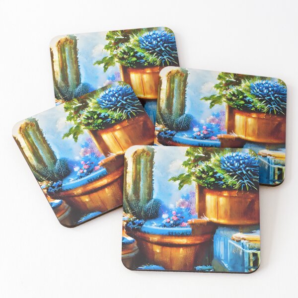 Item preview, Various plants in barrel planters designed and sold by fizzribbit.