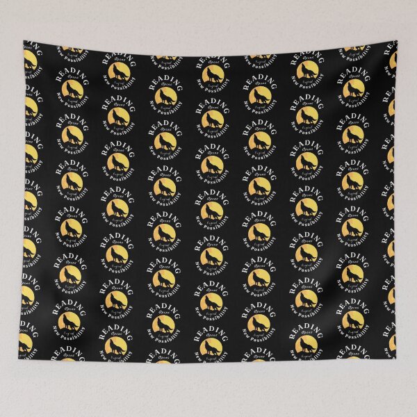 Item preview, Reading Opens New Possibilities The Best Teacher Howling Wolf Design designed and sold by BestTeacher.