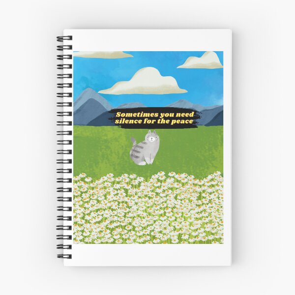 Item preview, You Need Silence for The Peace - Peaceful kitten Gift designed and sold by Oomble.