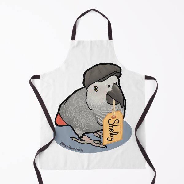 Item preview, Shelby the african grey designed and sold by CarltonCrafts.