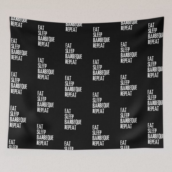 Item preview,   EAT, SLEEP, BARBEQUE, REPEAT designed and sold by DanaMire.