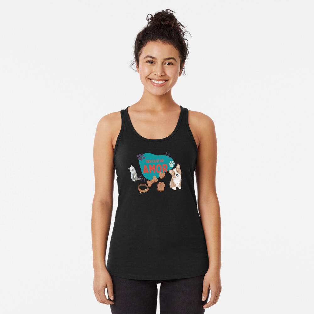 Vista previa del artículo con la obra «Camiseta con espalda nadadora», diseñado y vendido por shangovenezuela.