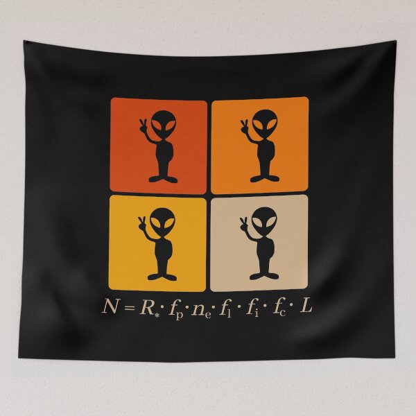 Item preview, Drake Equation - Exobiology, Alien Civilizations, Enrico Fermi, Astrobiology, Starseed, Fermi Paradox, Drake Equation, James Webb Space Telescope designed and sold by jadedscientist.