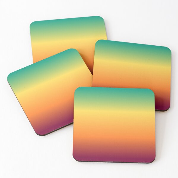 Item preview, Teal Yellow Orange Berry Ombre Gradient designed and sold by Arianna Khalil.