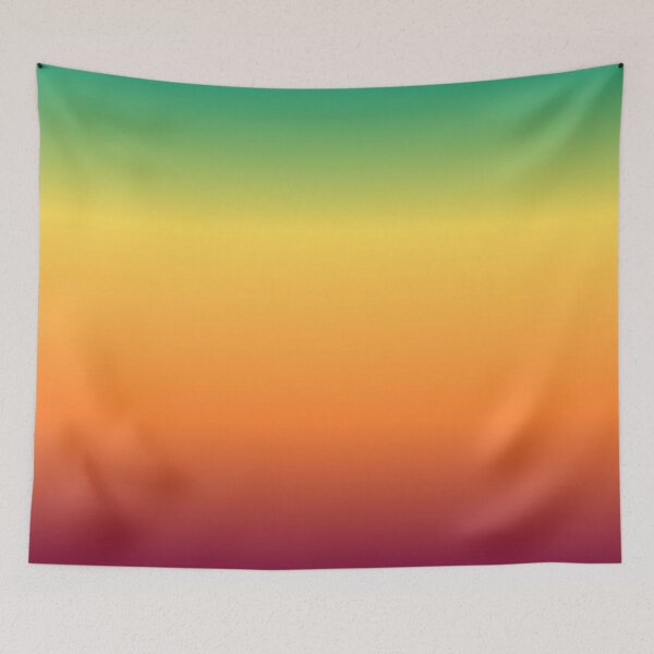 Item preview, Teal Yellow Orange Berry Ombre Gradient designed and sold by Arianna Khalil.