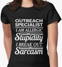 OUTREACH SPECIALIST Women's Fitted T-Shirt