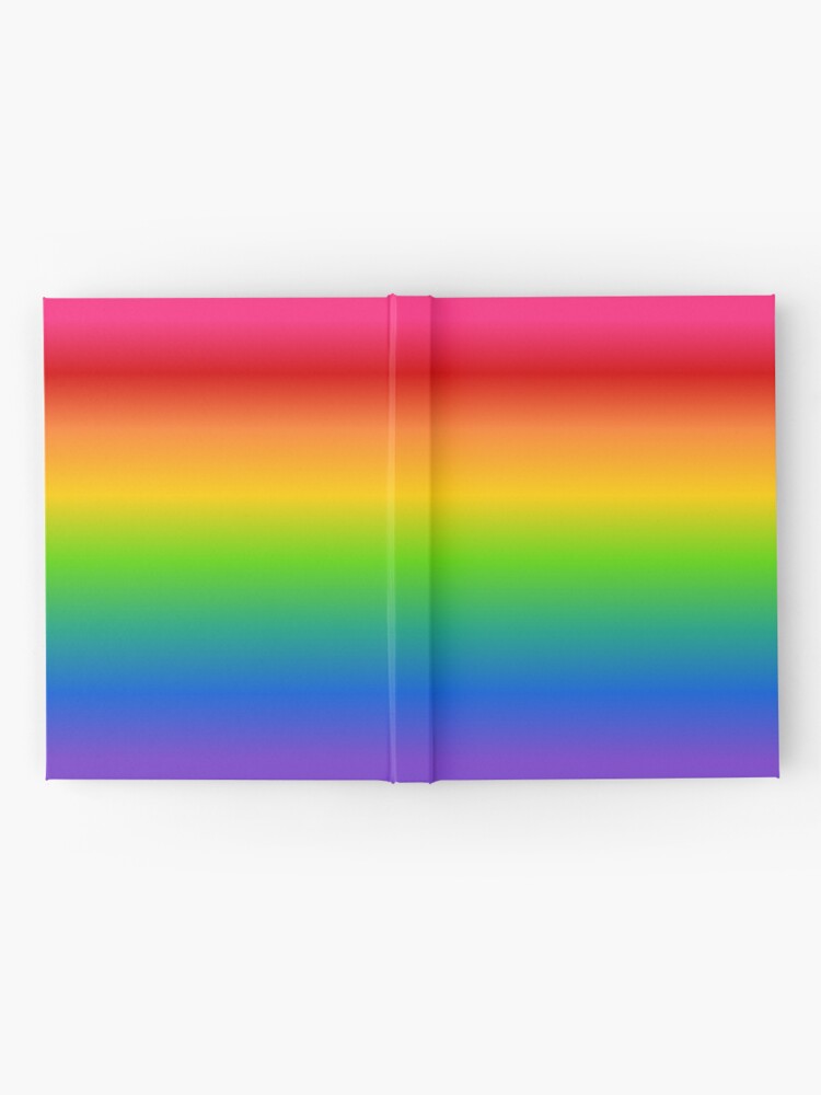 Vibrant Rainbow Ombre Gradient Journal
