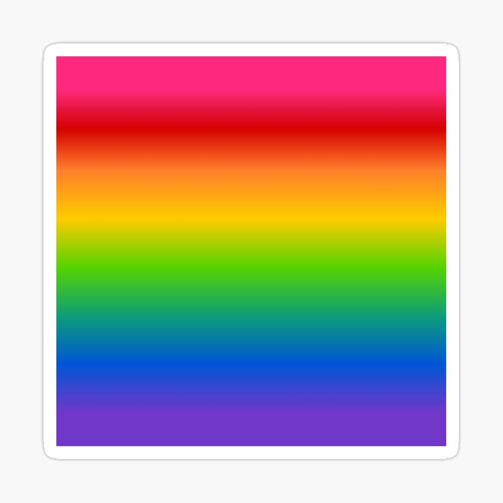 Vibrant Rainbow Ombre Gradient Journal