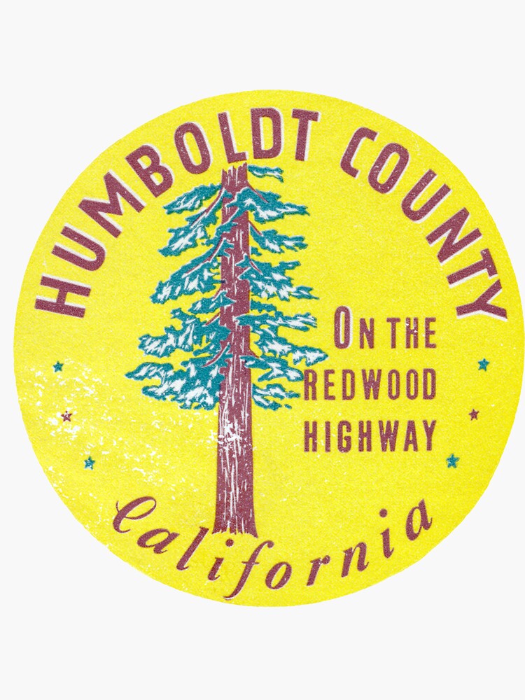 "1940s Humboldt County California" Sticker for Sale by historicimage