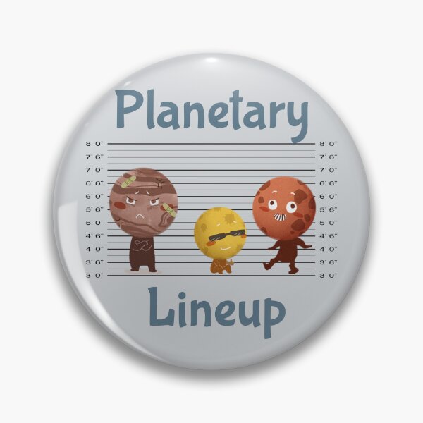 Item preview, Planetary Lineup Planet Characters designed and sold by AstroWitster.