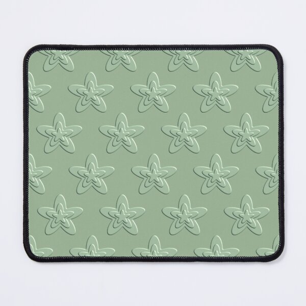 Item preview, 3D Stars On Sage Green Background designed and sold by burbankdesigns.