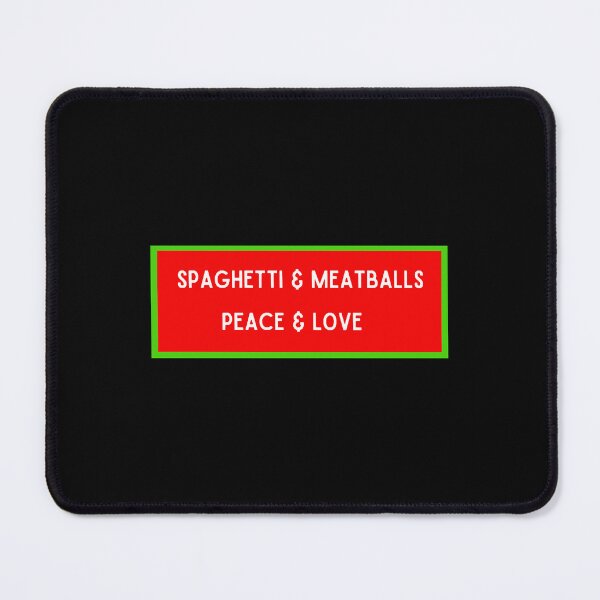 Item preview, Spaghetti & Meatballs- Peace & Love designed and sold by AlisonAnd41793.