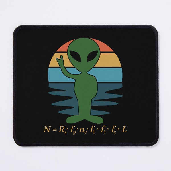 Item preview, Drake Equation - Fermi Paradox, James Webb Space Telescope, Alien Civilizations, Enrico Fermi, Astrobiology, Exobiology, Starseed designed and sold by jadedscientist.