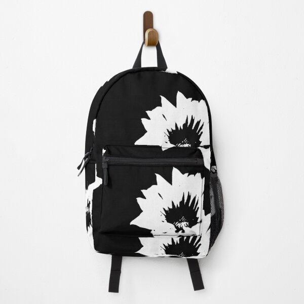 Item preview, Mini Sunflower Reverse Silhouette Black and White designed and sold by DianeBP.