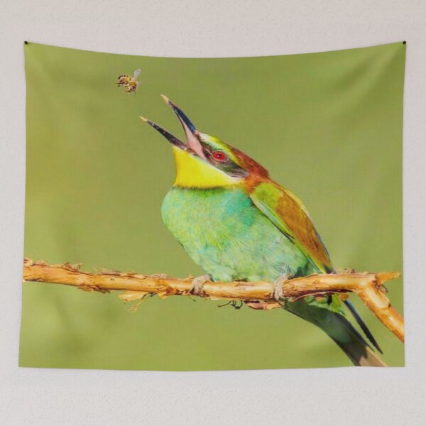 Item preview, Beautiful Tropical Bird Catching an Insect designed and sold by lets-travel.