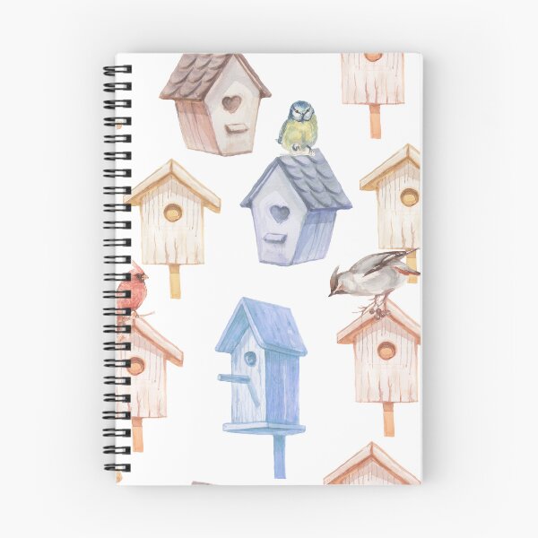 Item preview, Watercolor Birdhouses and Birds  designed and sold by silviaol.