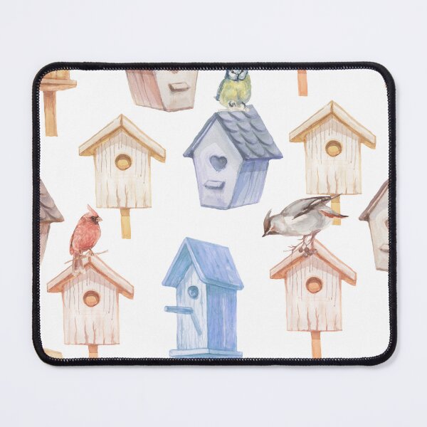 Item preview, Watercolor Birdhouses and Birds  designed and sold by silviaol.