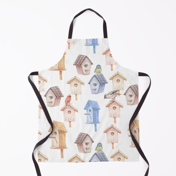 Item preview, Watercolor Birdhouses and Birds designed and sold by silviaol.