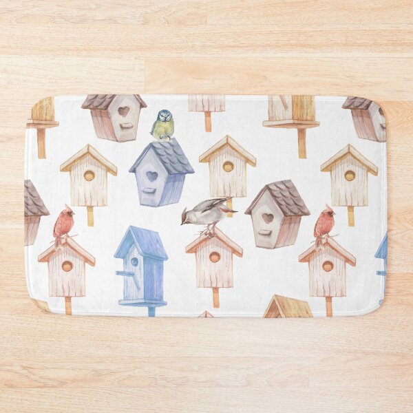 Item preview, Watercolor Birdhouses and Birds  designed and sold by silviaol.