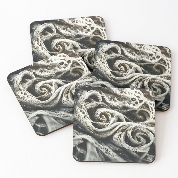 Item preview, Abstract twisted fabric folds  designed and sold by fizzribbit.