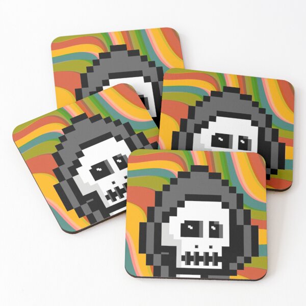 Item preview, Hooded skull crypto punk NFT art designed and sold by TheUrbanStyle.