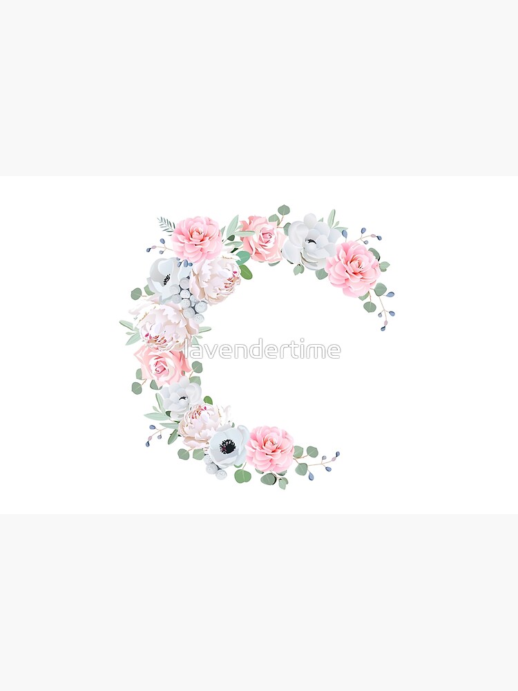 Floral frame Round, Floral frame Roses Round, 2