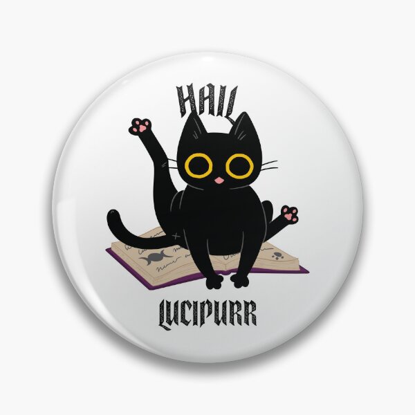 Artikelvorschau, Hail Lucipurr entworfen und verkauft von Exquisite Escalation Art Gallery  .