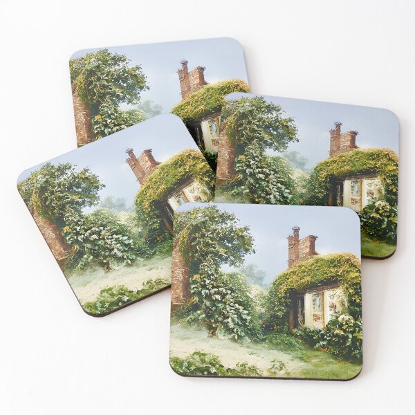 Item preview, Ivy covered abandoned cottage designed and sold by fizzribbit.