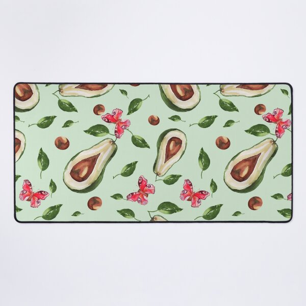 Item preview, Watercolor Green Avocado and Butterflies designed and sold by silviaol.