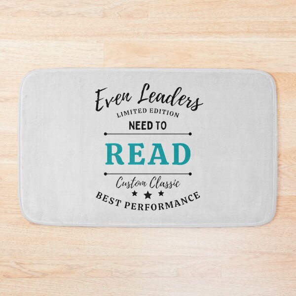 Item preview, Even Leaders Need To Read The Best Teacher Black Teal Design designed and sold by BestTeacher.
