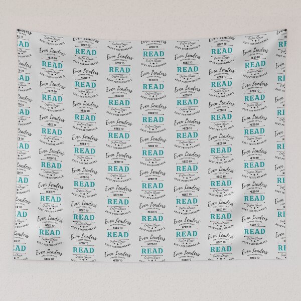 Item preview, Even Leaders Need To Read The Best Teacher Black Teal Design designed and sold by BestTeacher.