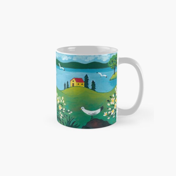 Scene on a Lake Classic Mug