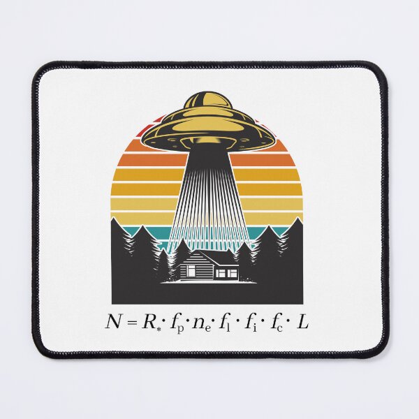 Item preview, Drake Equation - Galaxy, Fermi Paradox, James Webb Space Telescope, Alien Civilizations, Enrico Fermi, Astrobiology, Exobiology, Starseed designed and sold by jadedscientist.