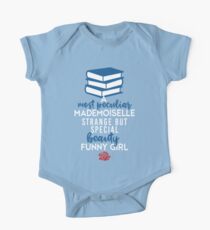 Eine eigenwillige Mademoiselle, die Belle von Last Petal Tees Baby Body Kurzarm