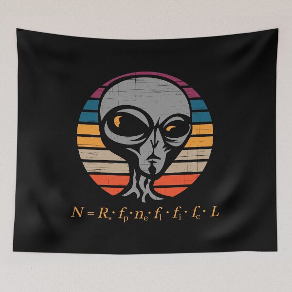 Item preview, Drake Equation - Alien Civilizations, Enrico Fermi, Astrobiology, Exobiology, Starseed, Fermi Paradox, Drake Equation designed and sold by jadedscientist.