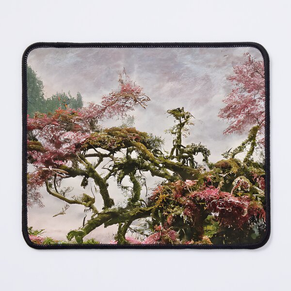 Item preview, Pink Japanese maple branches 1 designed and sold by fizzribbit.