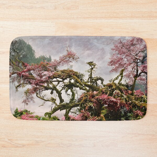 Item preview, Pink Japanese maple branches 1 designed and sold by fizzribbit.