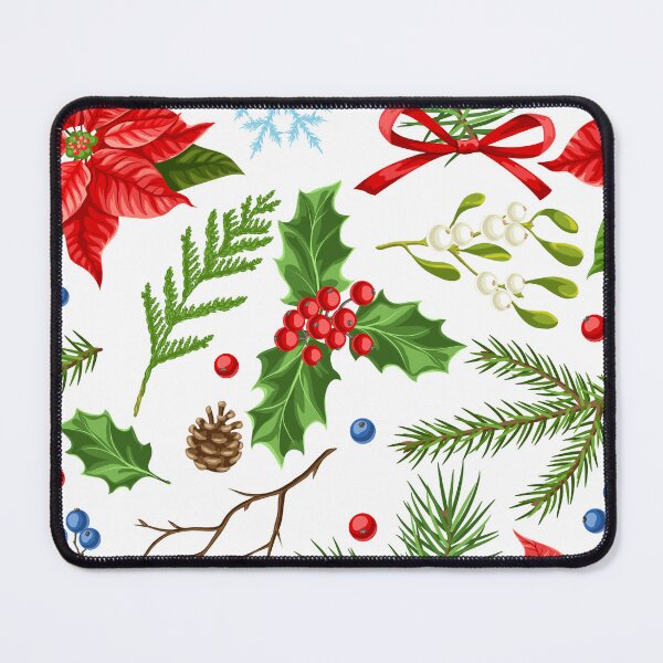 Item preview, Christmas Poinsettia and Berries designed and sold by silviaol.