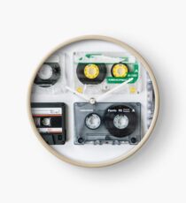 Mix cassette tapes Clock