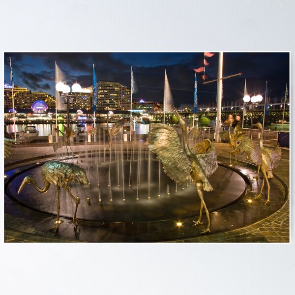 Item preview, Cockle Bay Fountain  designed and sold by MiImages.