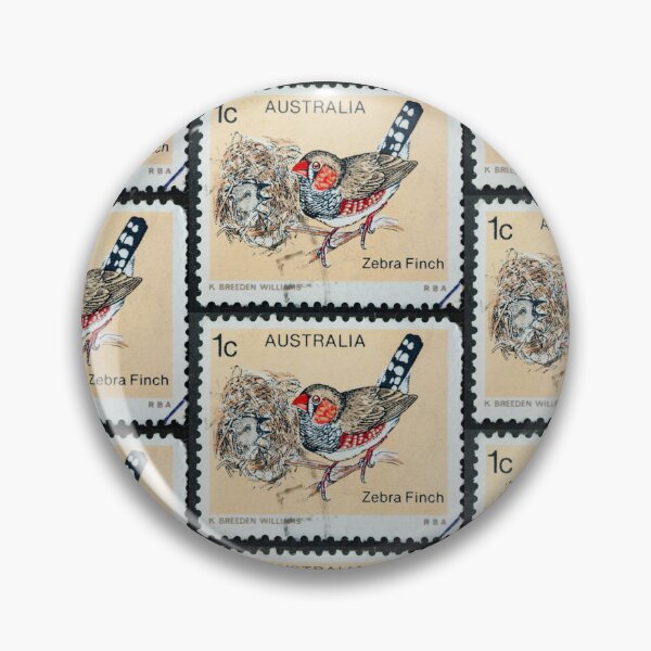 Item preview, Australia 1 cent Zebra Finch Stamp designed and sold by 2AGoodHome.