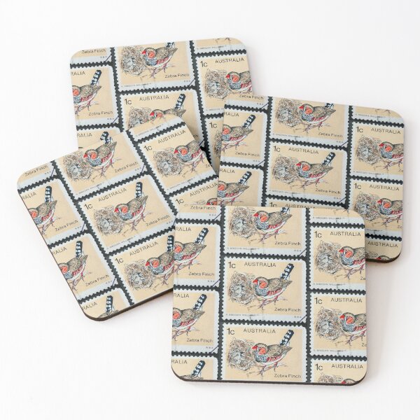 Item preview, Australia 1 cent Zebra Finch Stamp designed and sold by 2AGoodHome.