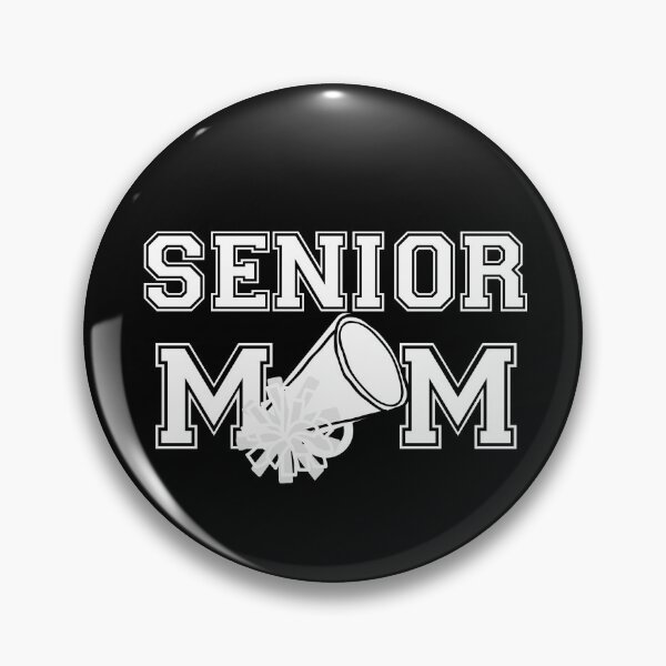 Item preview, Senior Cheer Mom -Black and White designed and sold by Thatgirlemu.