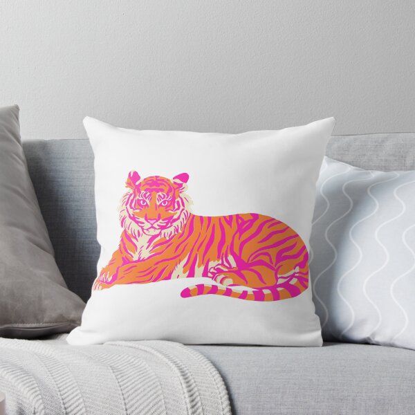 Aperçu de l'œuvre Tigre rose et orange créée et vendue par jagaskin25.