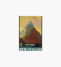 Lámina de exposición Cartel vintage - Nueva Zelanda
